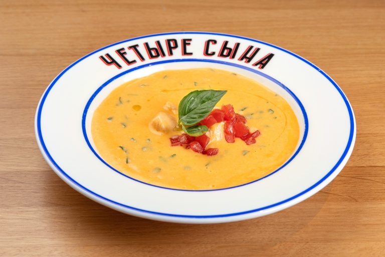 Чаудер с лососем