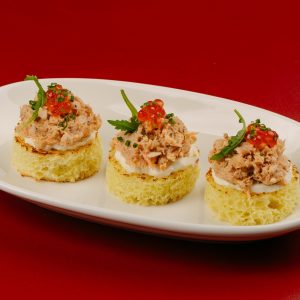 Кростини & лосось