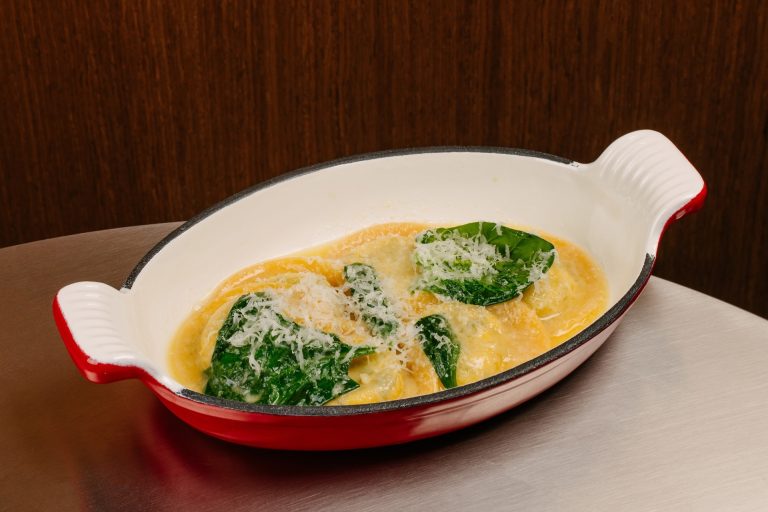 Равиоли сыр шпинат