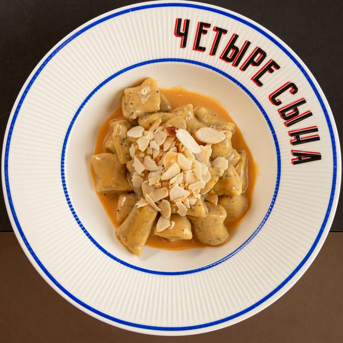 Творожные ньоки с фруктами