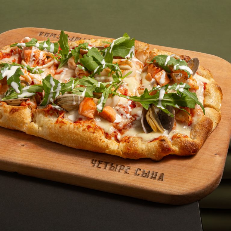 Лосось, кальмар, вонголе