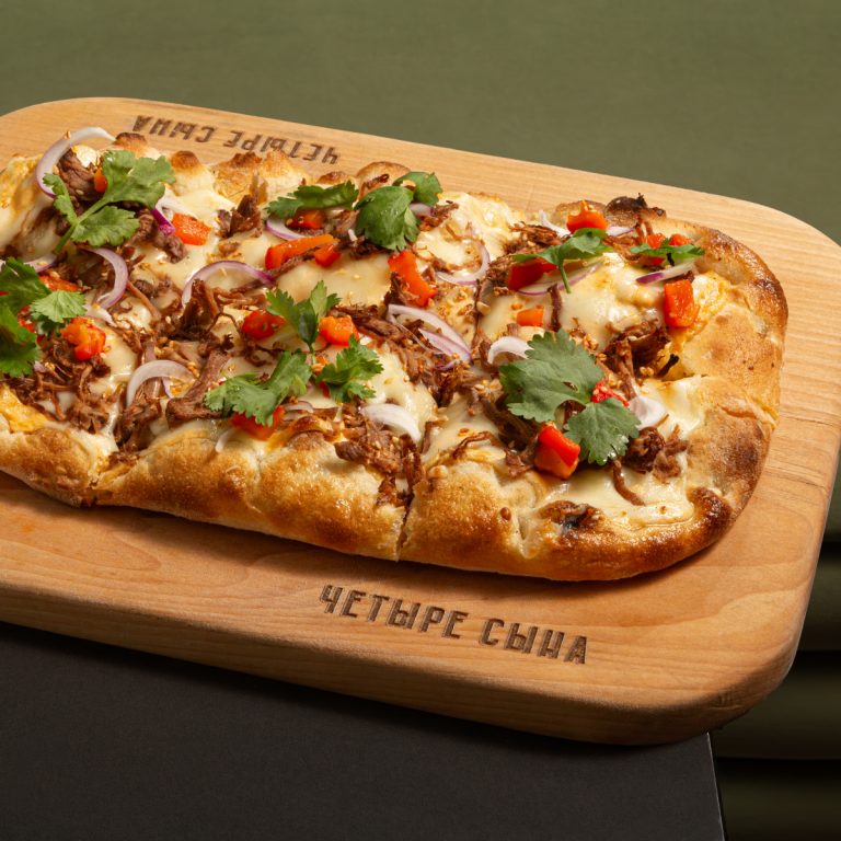 Пицца Рваная говядина Ким чи