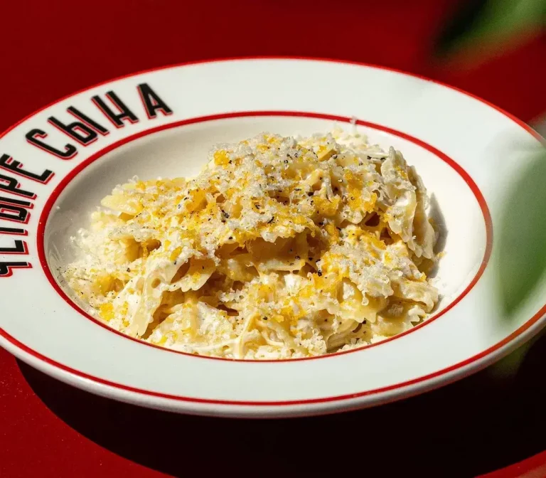 Фарфалле с сыром