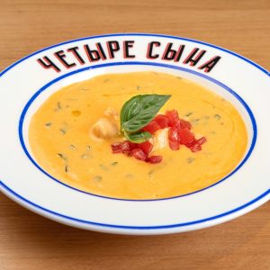 Чаудер с лососем