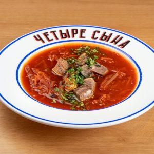 Борщ с реберным мясом